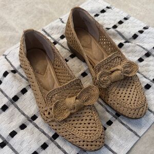 Charles David rattan loafers size 8